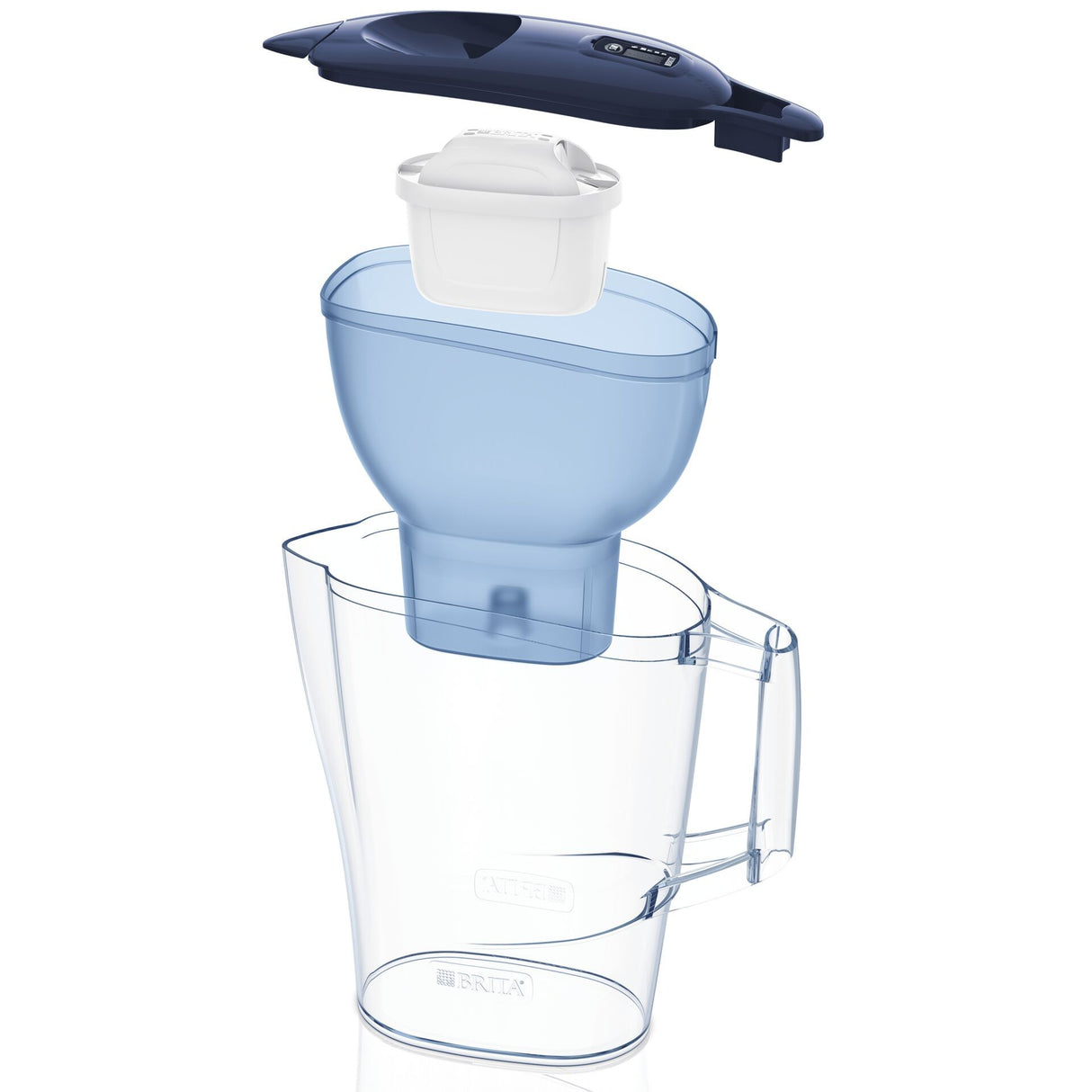 Филтърна кана Brita Aluna + филтър Maxtra Pro, 2,4 L, Син