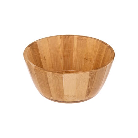 Бамбукова купа за салата 5five, Бежова, 19 cm
