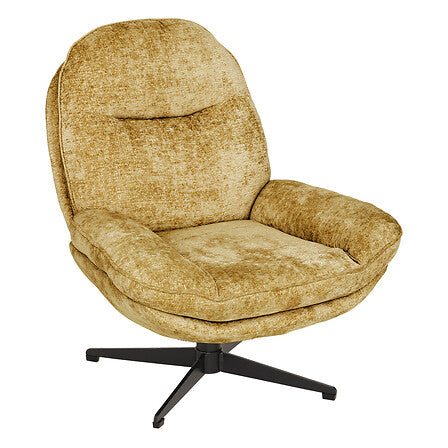 Въртящ се фотьойл atmosphera Stelan, Шенил, Амбър