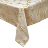 Canvas star tablecloth 140 x 360 cm, beige