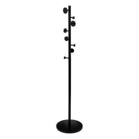 Закачалка за дрехи 5five Cercle, 8 куки, Черна