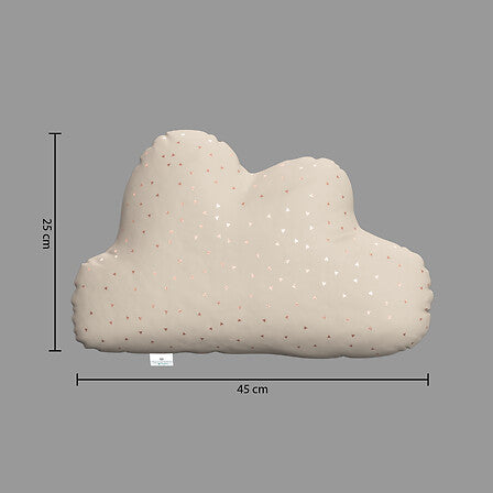 Детска декоративна възглавница atmosphera Cloud, Бежов