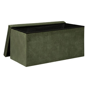 Двойна сгъваема пуфка atmosphera Lilou, Каки, 76 cm