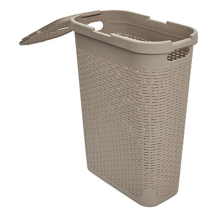 Кош за пране 5five, Ратан, 40L, Кафяв