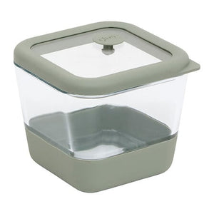 Кутия за съхранение 5five Siliglass, Боросиликатно стъкло, 0.5 л, Сива