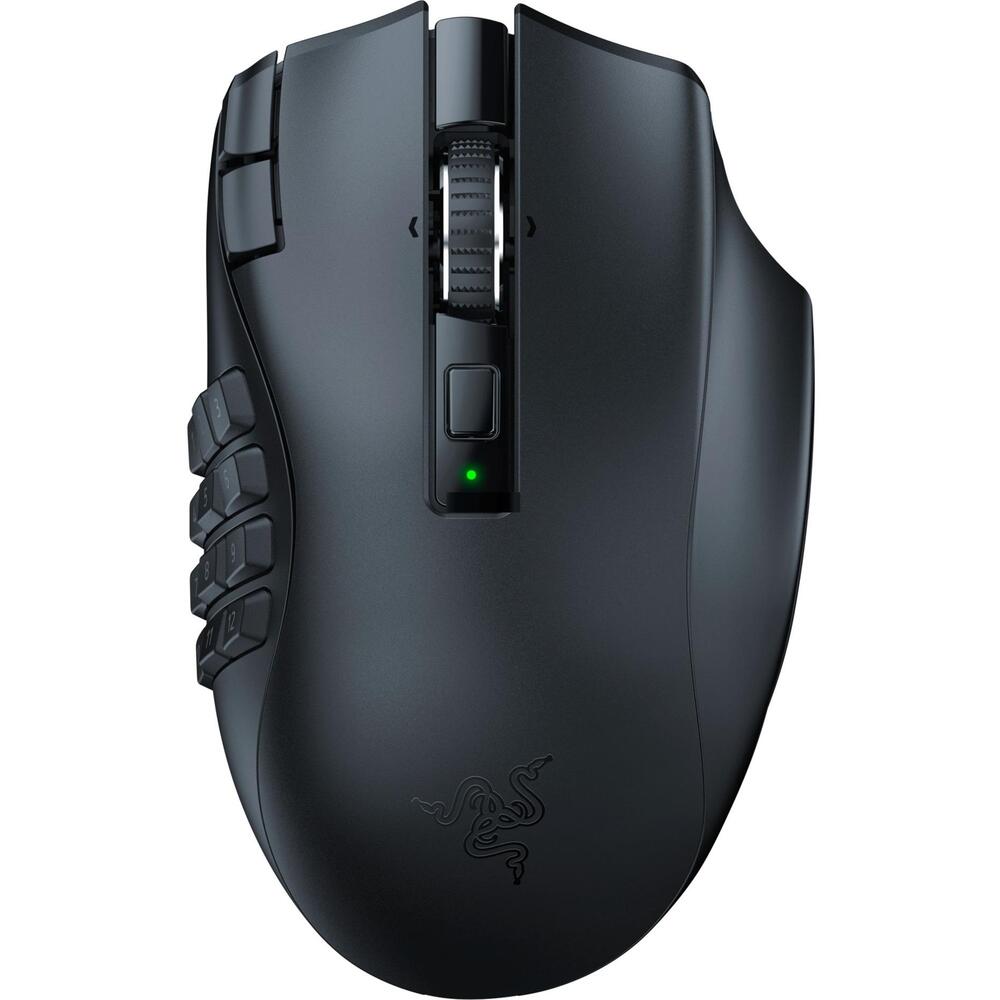 Безжична мишка Gaming Razer Naga V2 HyperSpeed, Черен