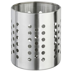 Stainless steel cutlery drainer