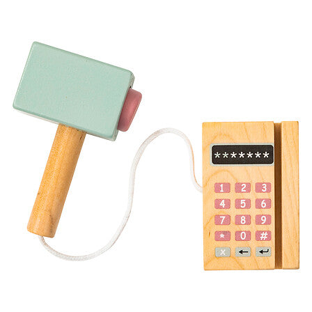 Детски дървен магазин atmosphera Aksel, 60x99 cm, MDF, Зелен