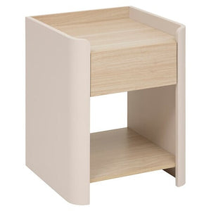 Нощно шкафче 5five Roundy, Слонова кост, 50 cm