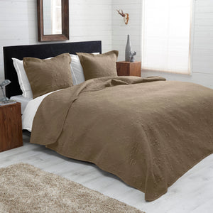 Dreamhouse Clara coverlet, Brown, 260 x 250 cm