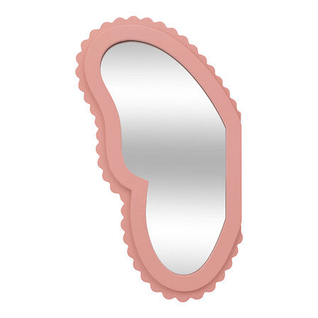 Комплект 2 огледала пеперуда Anna, MDF, Розов