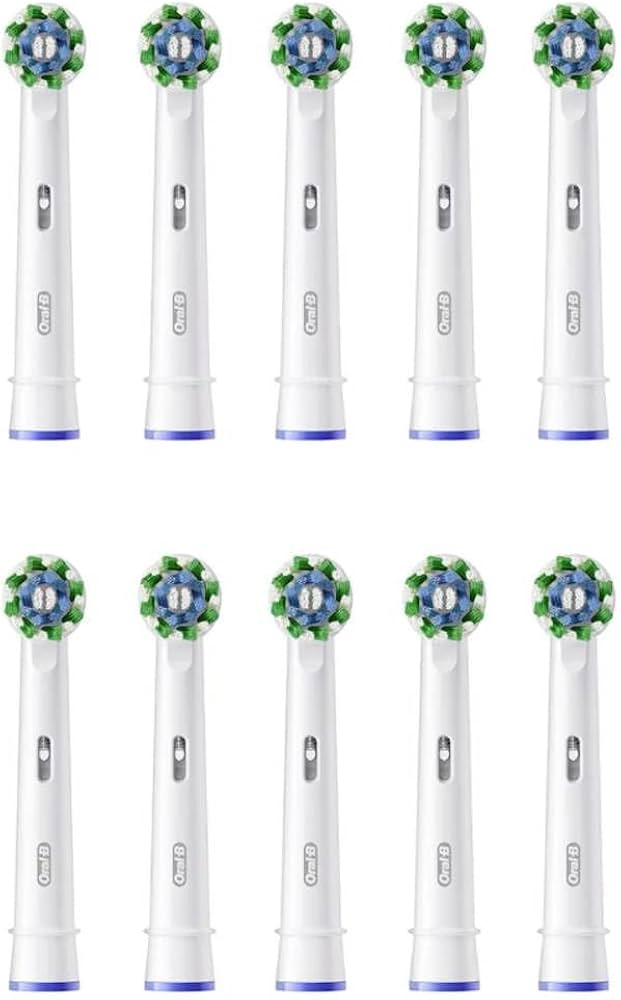 Electric toothbrush head Oral-B Pro CrossAction, White, 10 pcs