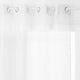 Moly sheer curtains 135 x 240 cm white