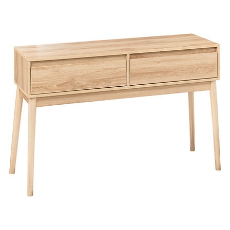 Конзолна маса с 2 чекмеджета 5five Abana, Бежова, 117 cm