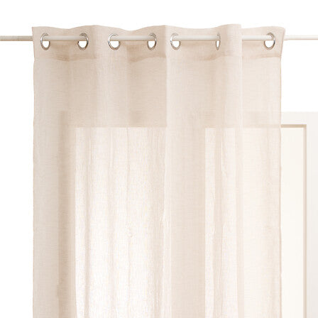 Fred sheer curtains 140 x 240 cm linen-coloured