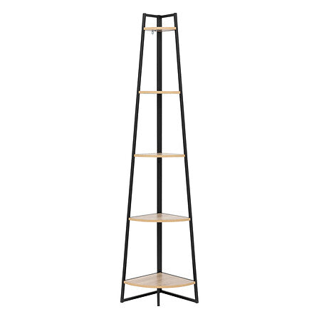 Ъглова етажерка 5five Aliaj, Метал, 180 cm, Бежова
