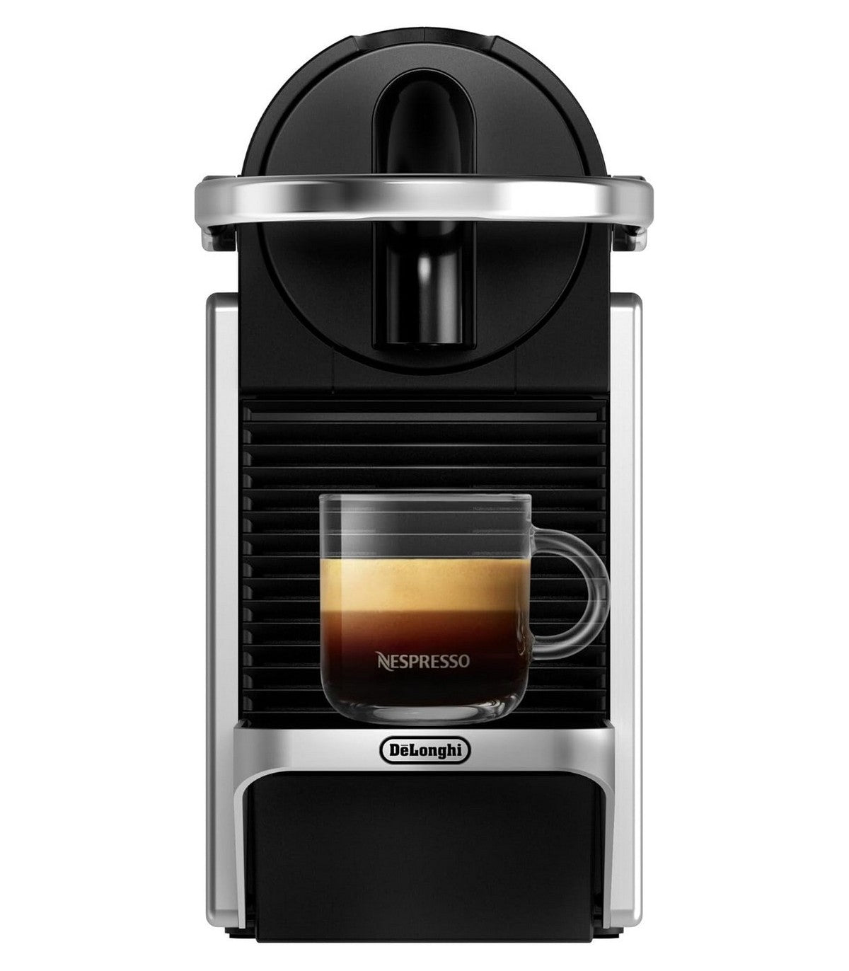 Кафемашина Nespresso De'Longhi Pixie EN127.S , 19 бара, 25 сек. загряване, 0.7л резервоар, Сребрист