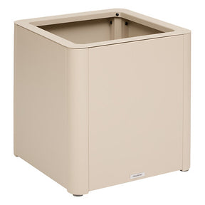 Plant pot cover Alumia 50 x 50 x 50 cm aluminum clay