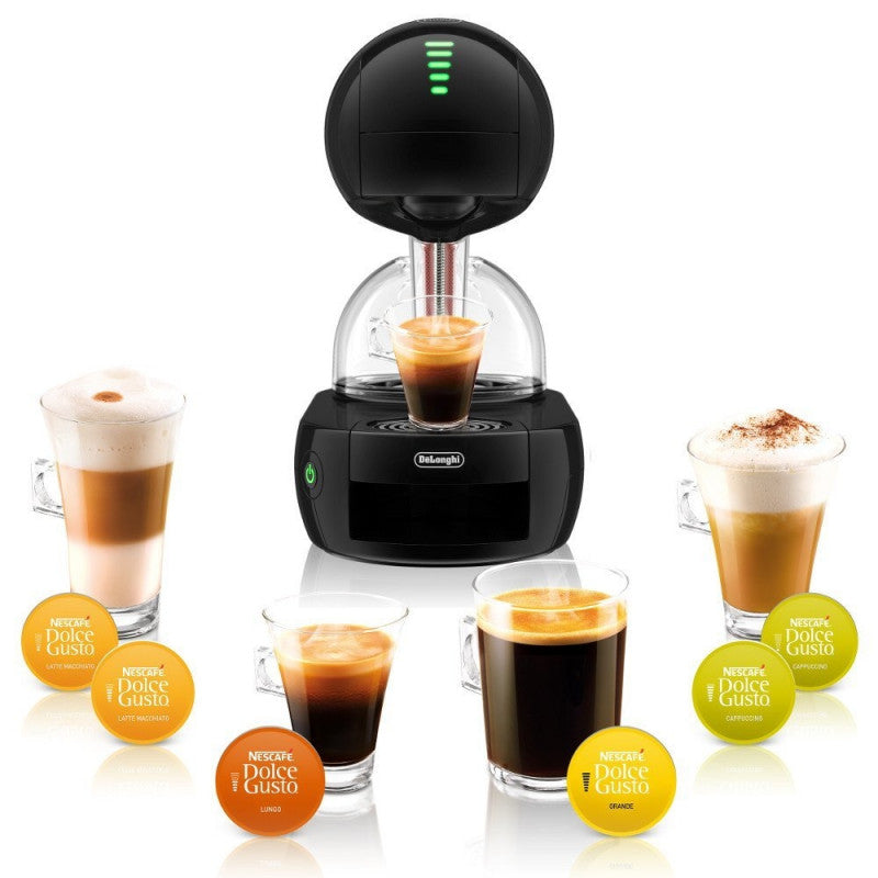 Кафемашина De’Longhi Dolce Gusto Stelia EDG 636.W, Kапсули, 15 бар, 1500 W, Черен