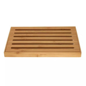 Kinghoff 1217 wooden cutting board, removable crumb tray