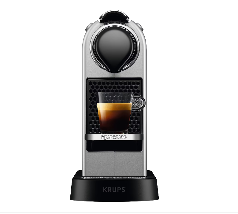 Кафемашина Krups Nespresso CitiZ XN740B, 19 бара, 1260W, 1 л, Сребрист