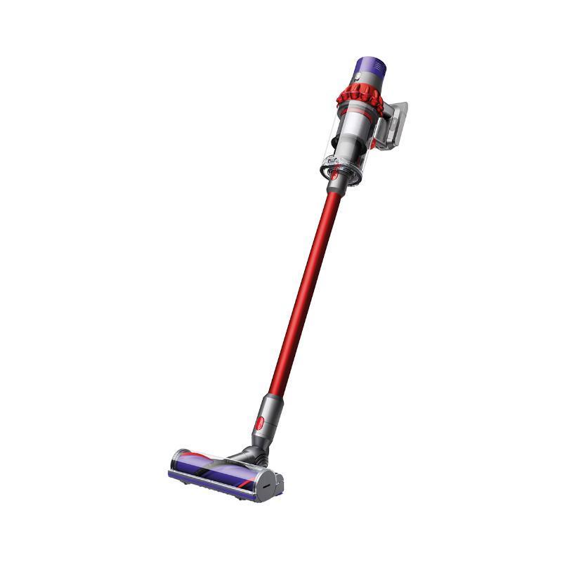 Вертикална прахосмукачка Dyson V10 Origin 39446401, 525W, 0.76 л, Автономия до 60 мин, Сива/Червена