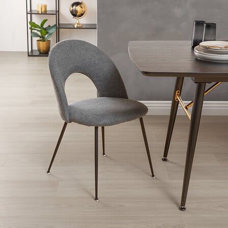 Трапезен стол amtosphera Raven, Сив