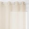 Louis sheer curtains 140 x 240 cm linen-coloured