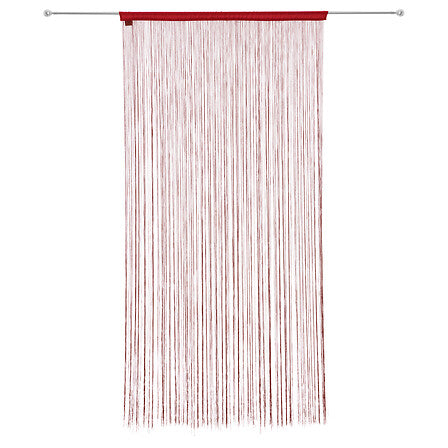 String curtain 90 x 200 cm red