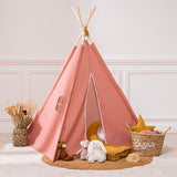 Детска палатка Аtmosphera Teepee, 120x120x160 см, Оранжев