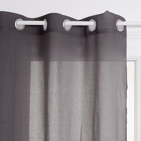 Ana sheer curtains 140 x 240 cm grey