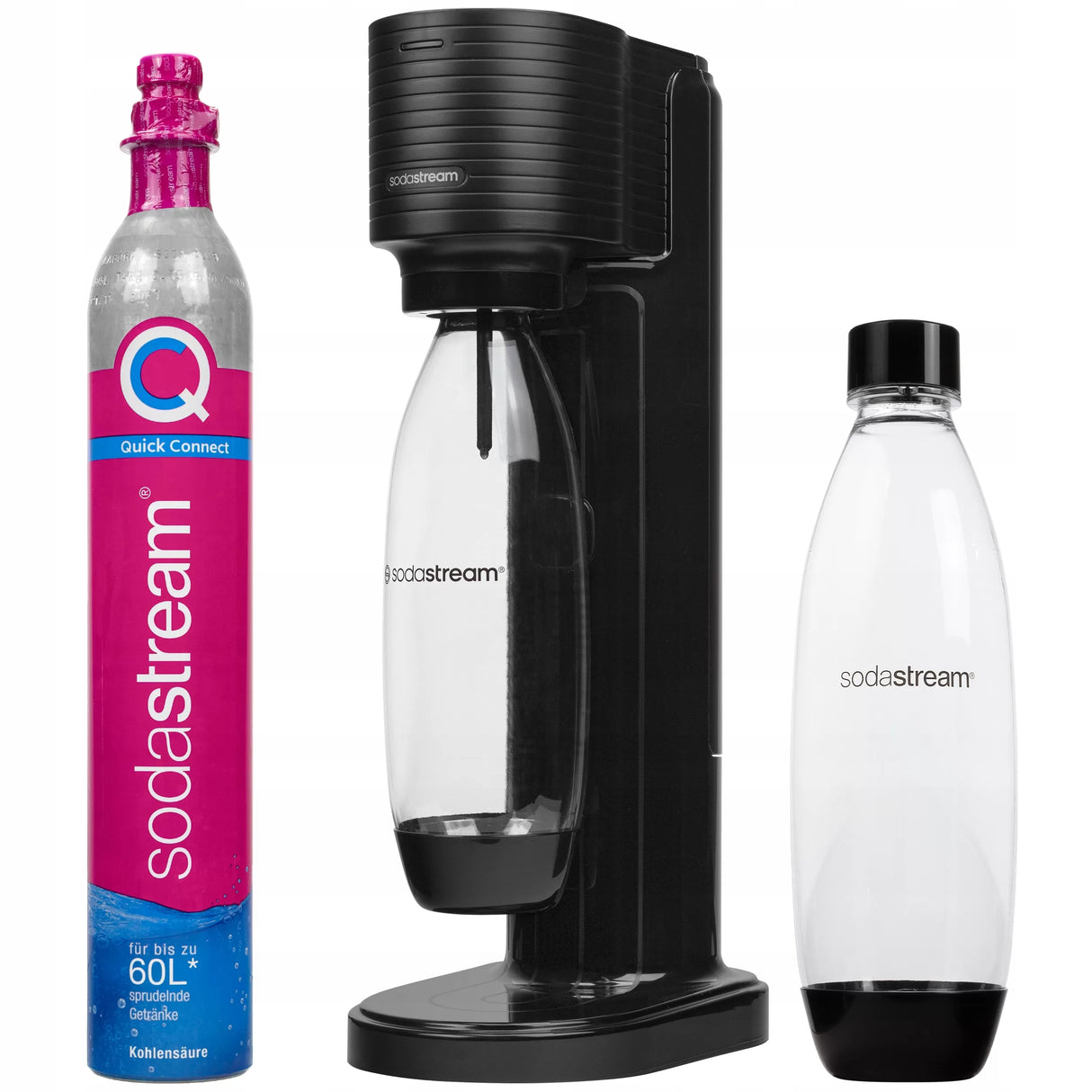 Машина за сода Sodastream Gaia, Черен