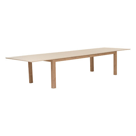 Extendable table double extension Miceira 14 seats aluminium printed stone