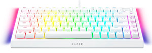 Gaming keyboard BlackWidow V4 75%, White