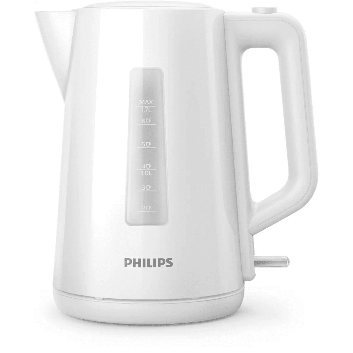 Електрическа кана Philips HD9318/00, 1.7 л, Пластмаса, Светлинен индикатор, Бял