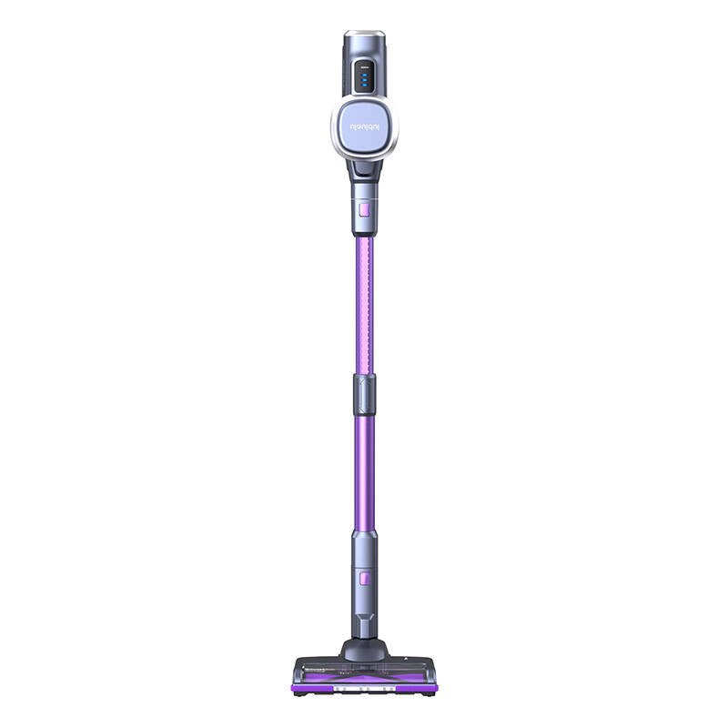 Cordless vertical vacuum cleaner Lubluelu 202, 220 W, HEPA filter, Purple