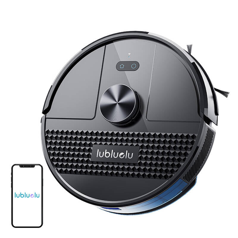 Robot vacuum cleaner Lubluelu SL68, 45W, Mop, LiDAR Navigation, 2600 mAh, Black