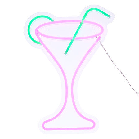 LED неонова лампа atmosphera Cocktail, Многоцветна, 34 cm