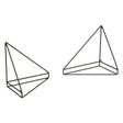Комплект 2 скобиTwinfix 5five, Метал, Черен