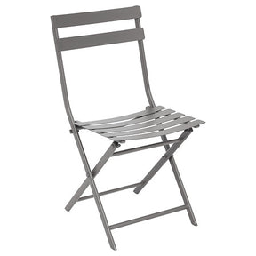 Greensboro folding chair pewter