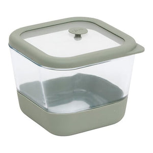 Кутия за съхранение 5five Siliglass, Боросиликатно стъкло, 0.8 л, Сива