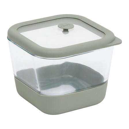 Кутия за съхранение 5five Siliglass, Боросиликатно стъкло, 0.8 л, Сива
