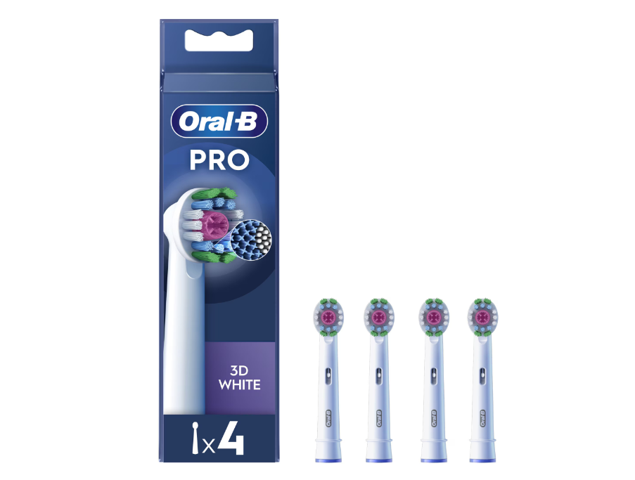 Накрайник за електрическа четка Oral-B 3D White Pro 860960, 4 бр