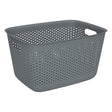 Кош за съхранение 5five, Полипропилен, 17L, Сив
