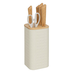Block of 4 knives and scissors Sensia