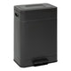 Кош за отпадъци 5five Nova, Метал, 2x30L, Черен