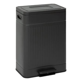 Кош за отпадъци 5five Nova, Метал, 2x30L, Черен