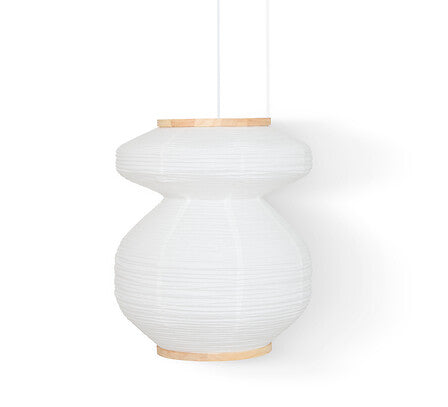 Висяща лампа atmosphera Nika, Хартия, Бяла, 45 cm