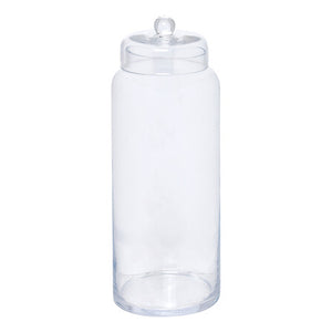 Висок буркан за бонбони 5five Ambroisia, Стъкло, 3.3L, Прозрачен