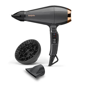 Сешоар BaByliss 6719DE, 2200W, Йонизация, 2 скорости, Черен